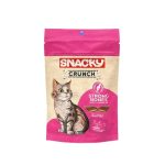 تشویقی گربه اسنکی کرانچ مدل Snacky Crunch Strong Bones طعم مرغ و پنیر وزن 60 گرم