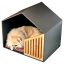 خانه چوبی گربه و سگ مدرن مدل 1140 Pet House