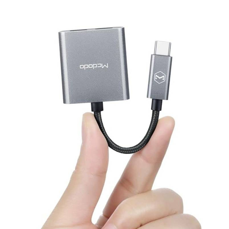 مبدل تبدیل Type-C به دو Type-C مک دودو مدل CA-755