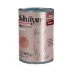 کنسرو غذای گربه شایر مدل گوشت Shayer وزن 400 گرم